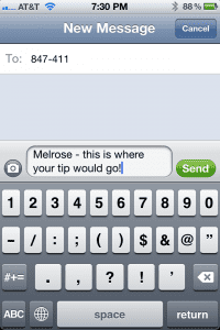 Text a Tip to Melrose Police